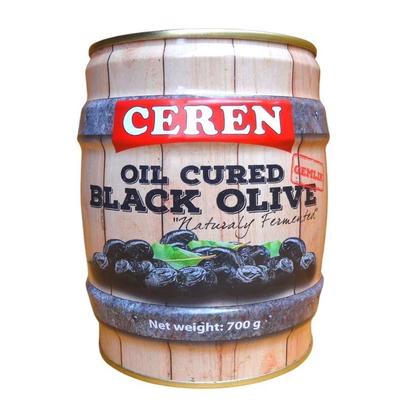 Ceren – Black Olives Oil Cured Naturally Fermented 700g