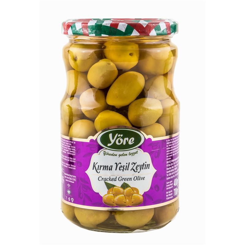 Yore – Green Kirma Cracked Olives 690g