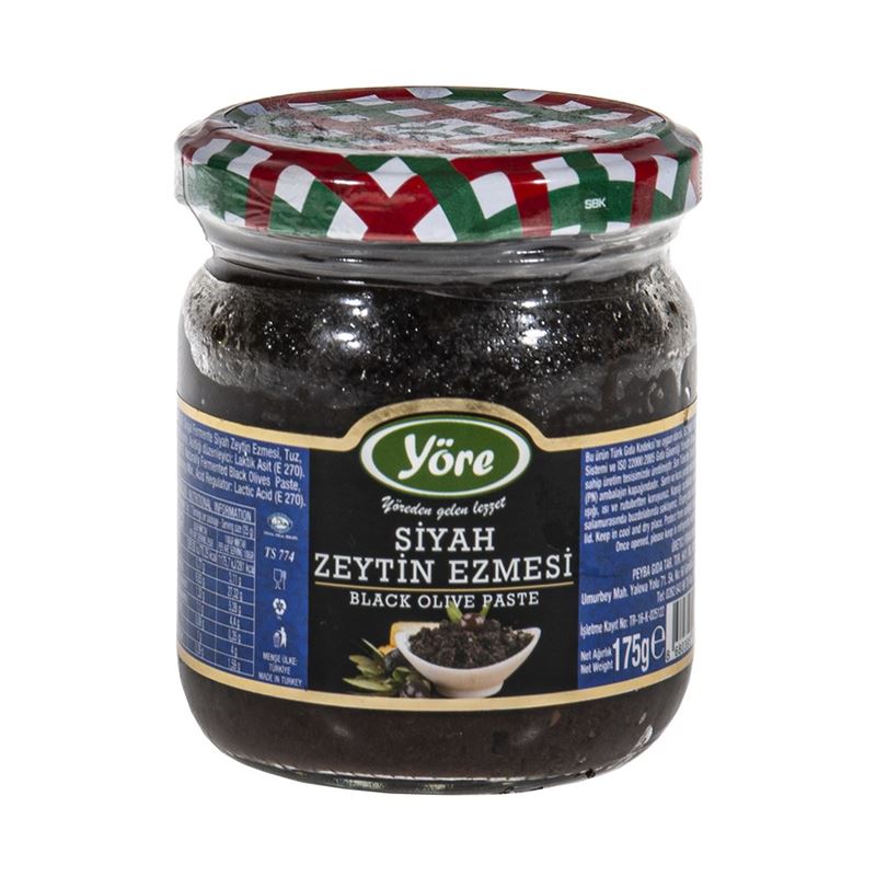Yore – Siyah Zeytin Ezmesi Black Olive Paste 175g