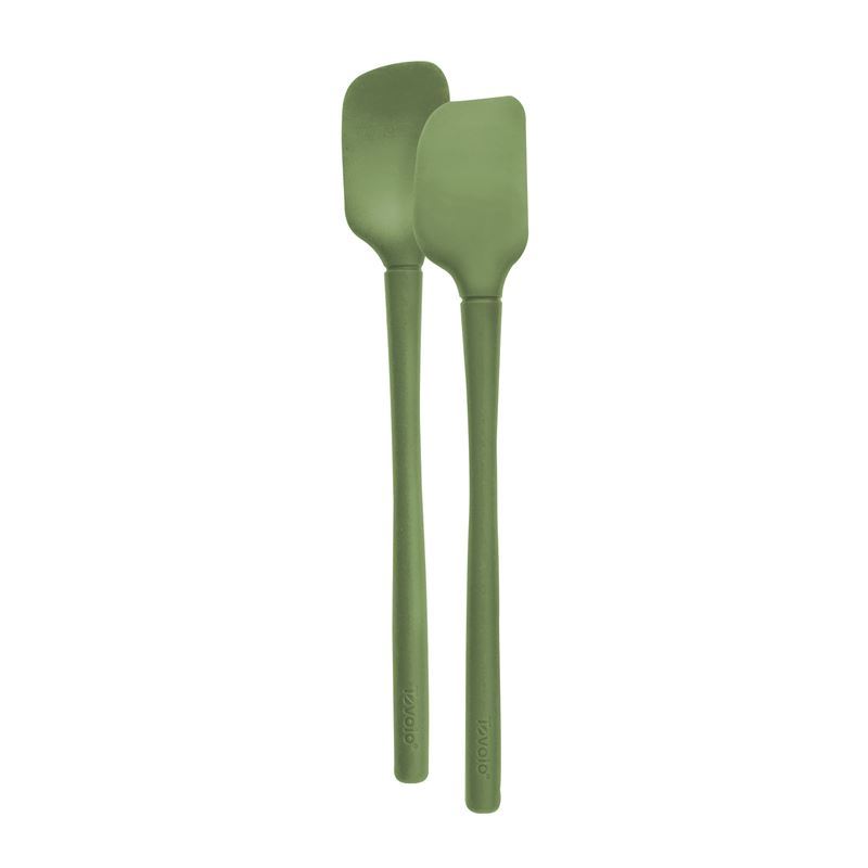 Tovolo – Flex-Core All Silicone Mini Spatula/Spoon Set of 2 Pesto