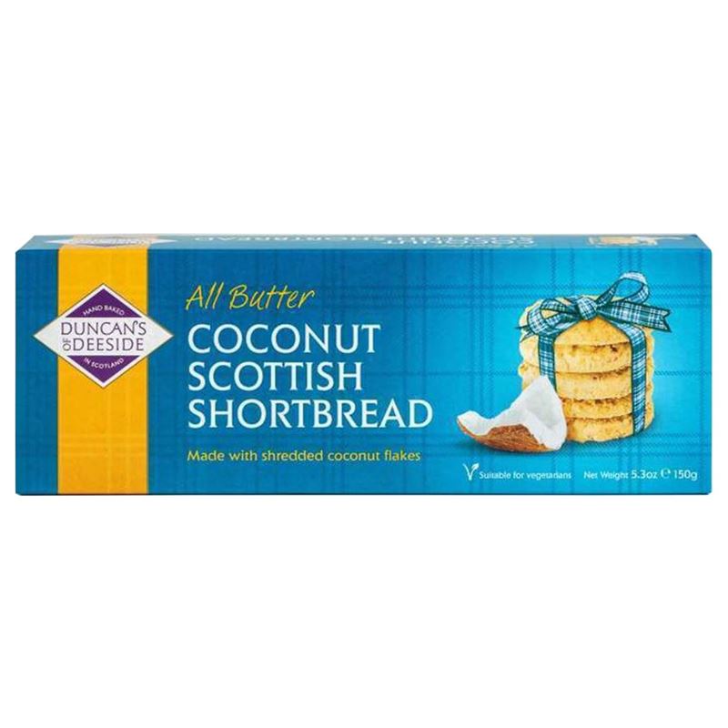 Duncan’s Shortbread – All Butter Coconut Shortbread 150g