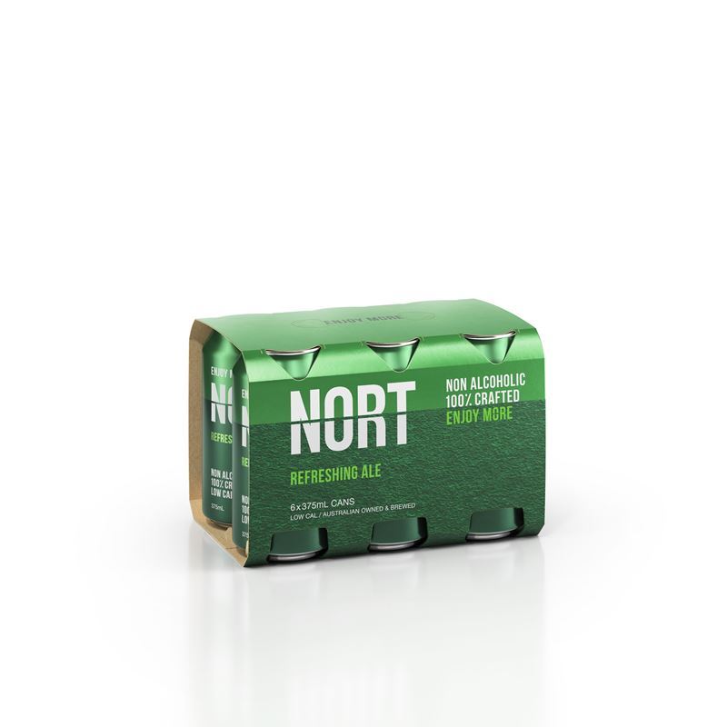 Nort – Refreshing Ale 100% Non-Alcoholic 6-Pack 375ml Can