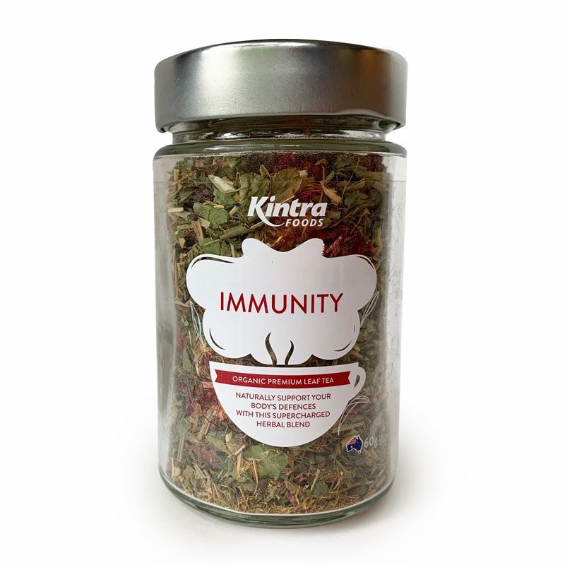 Kintra Foods – Loose Leaf Tea Immunity Glass Jar 60g