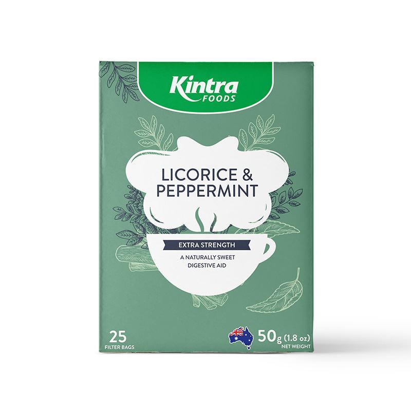 Kintra Foods – Licorice & Peppermint Tea Bag Pack of 25