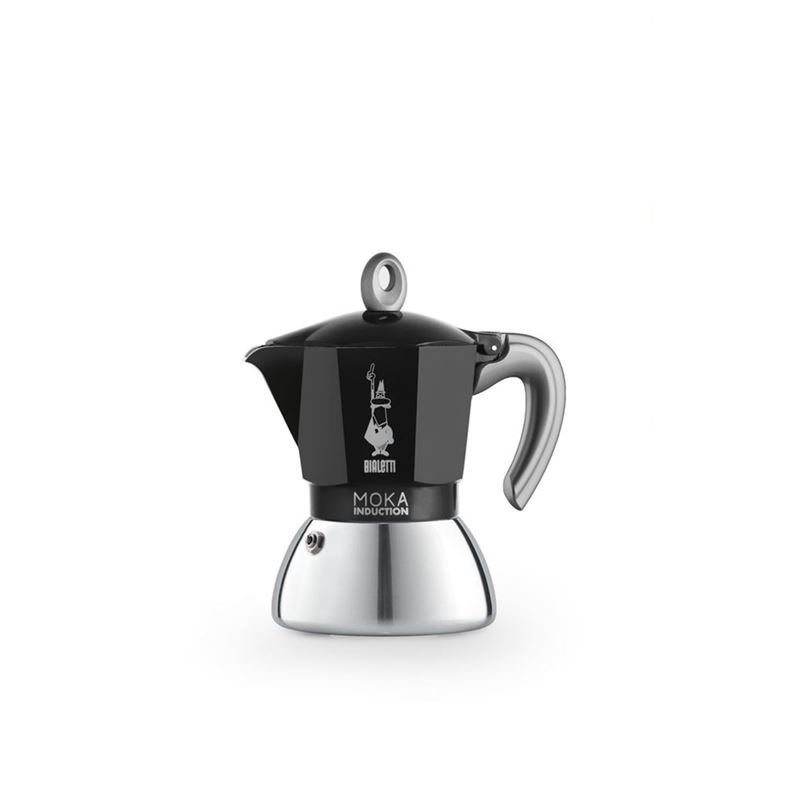 Bialetti – MOKA Induction Black 4 Cup Espresso Maker (Made in Europe)