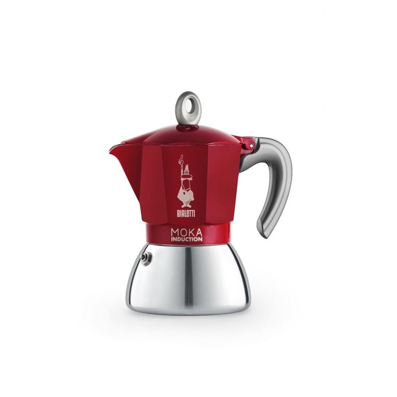 Bialetti – MOKA Induction Red 6 Cup Espresso Maker
