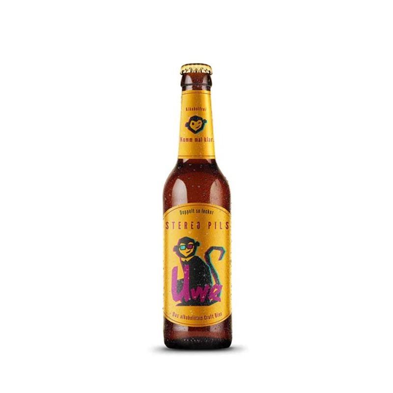 Uwe – Stereo Pils Non-Alcoholic Beer 330ml Bottle