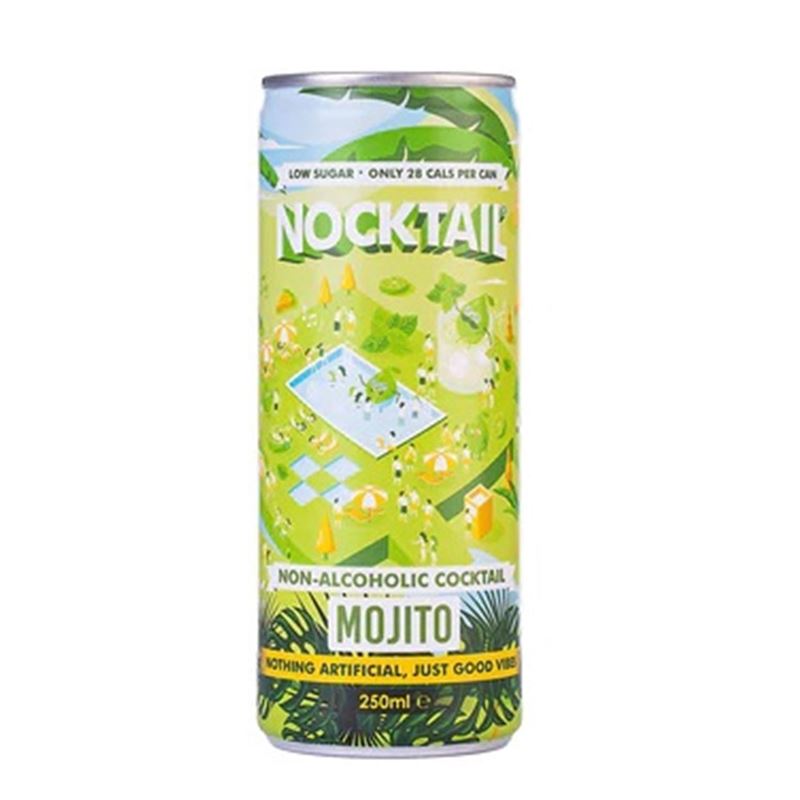 Nocktail – Mojito Non-Alcoholic Cocktail 250ml Slimline Can