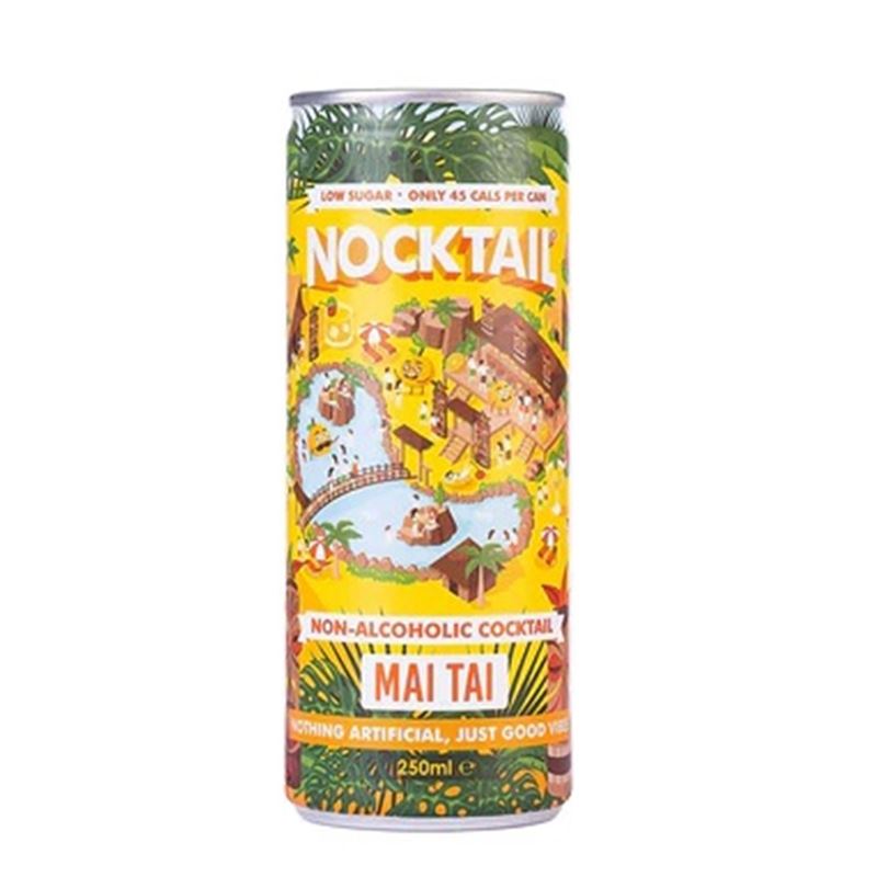 Nocktail – Mai Tai Non-Alcoholic Cocktail 250ml Slimline Can