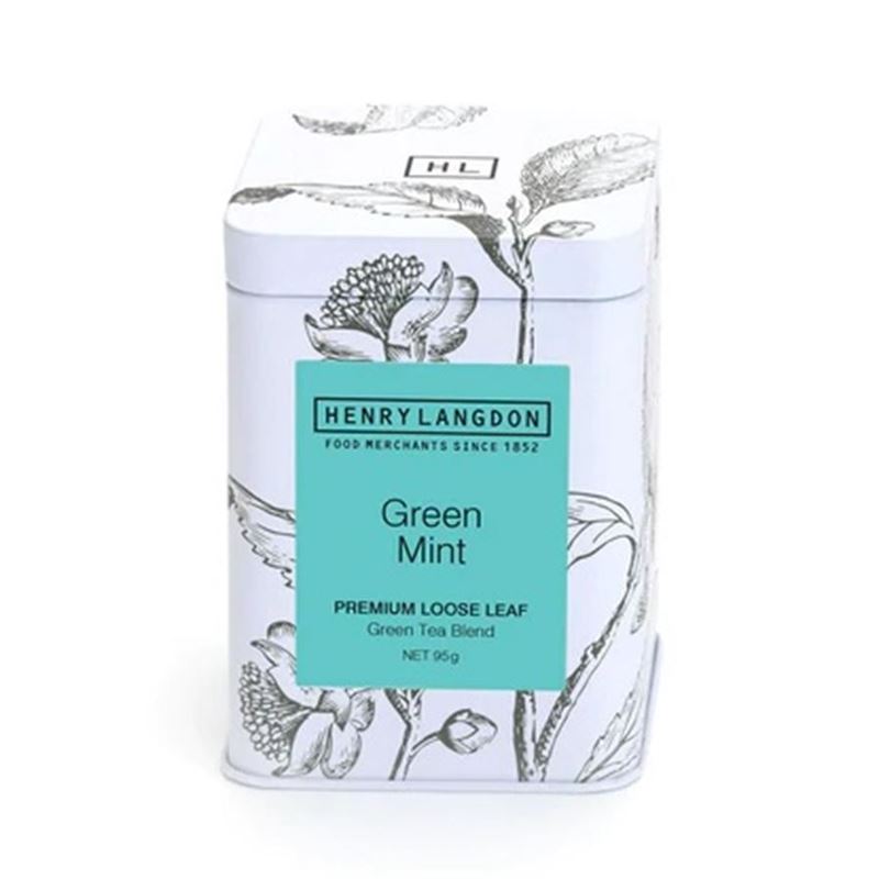 Henry Langdon – Green Tea & Mint Loose Leaf Tea 95g