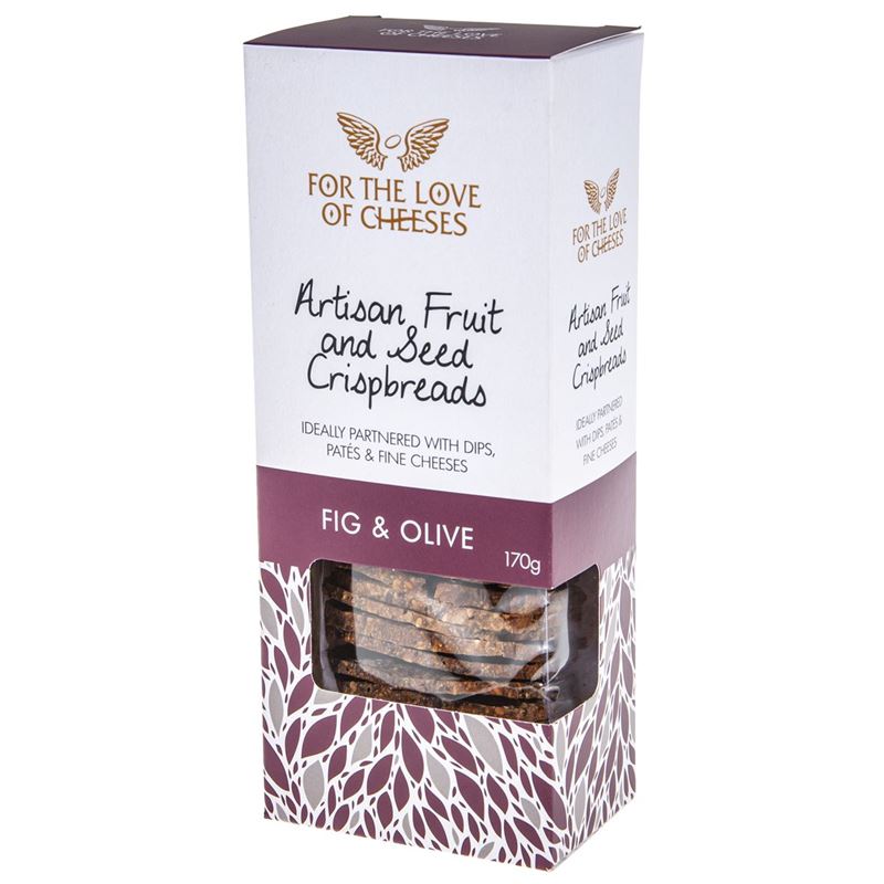 For the Love of Cheeses – Fig & Olive Crispbread 170g