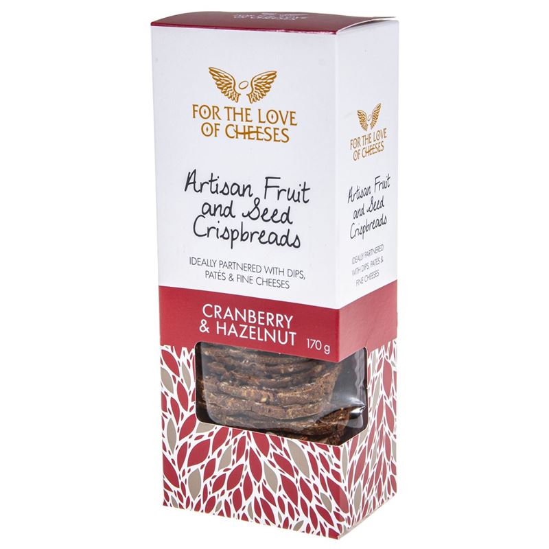 For the Love of Cheeses – Cranberry & Hazelnut Crispbread 170g