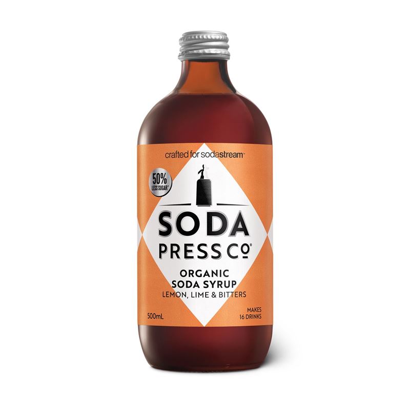 Soda Press Co – Lemon, Lime & Bitters Natural Organic Syrup Concentrate 500ml