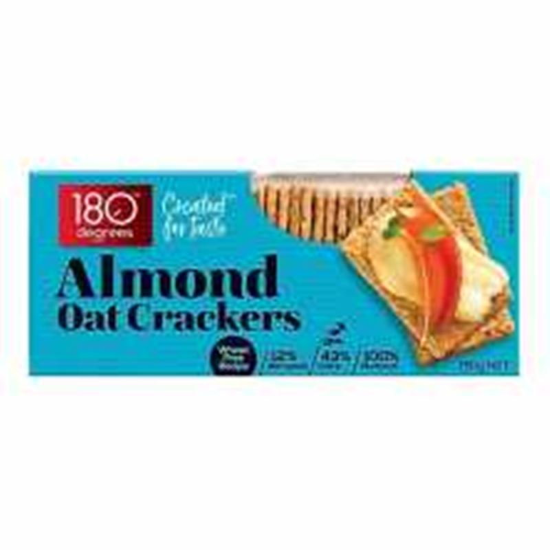 180 Degrees – Almond Oat Crackers 150g