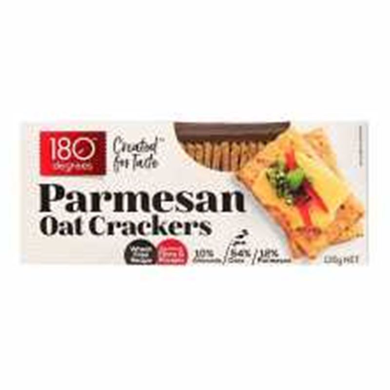 180 Degrees – Parmesan Oat Crackers 150g