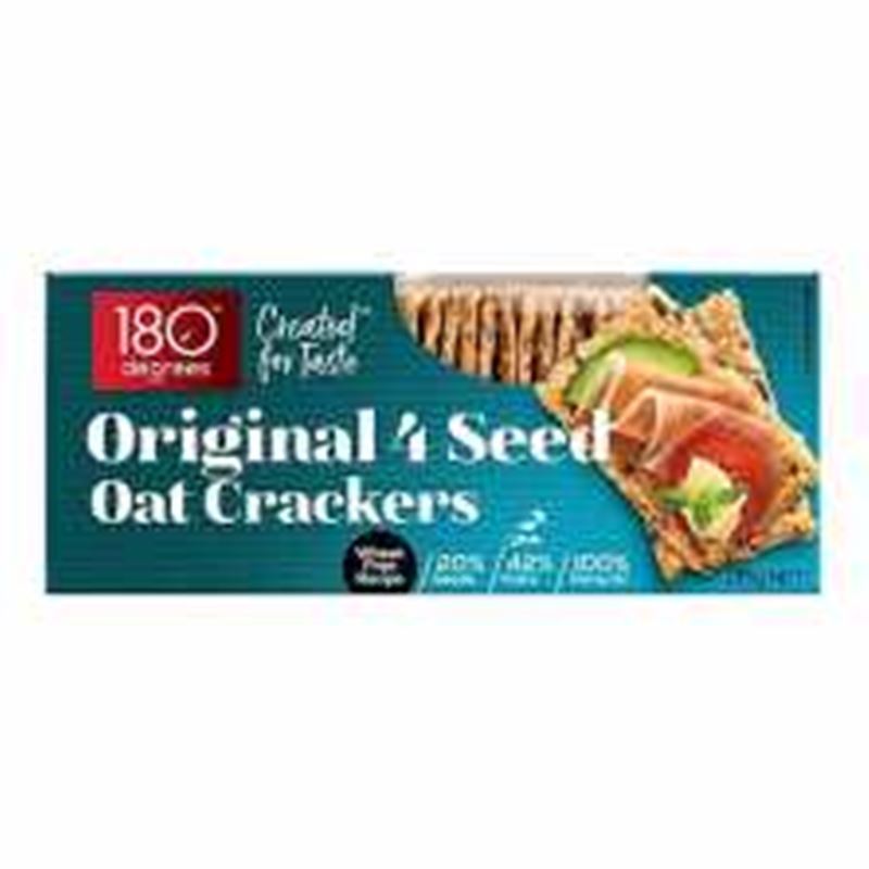 180 Degrees – 4 Seed Oat Crackers Original 135g