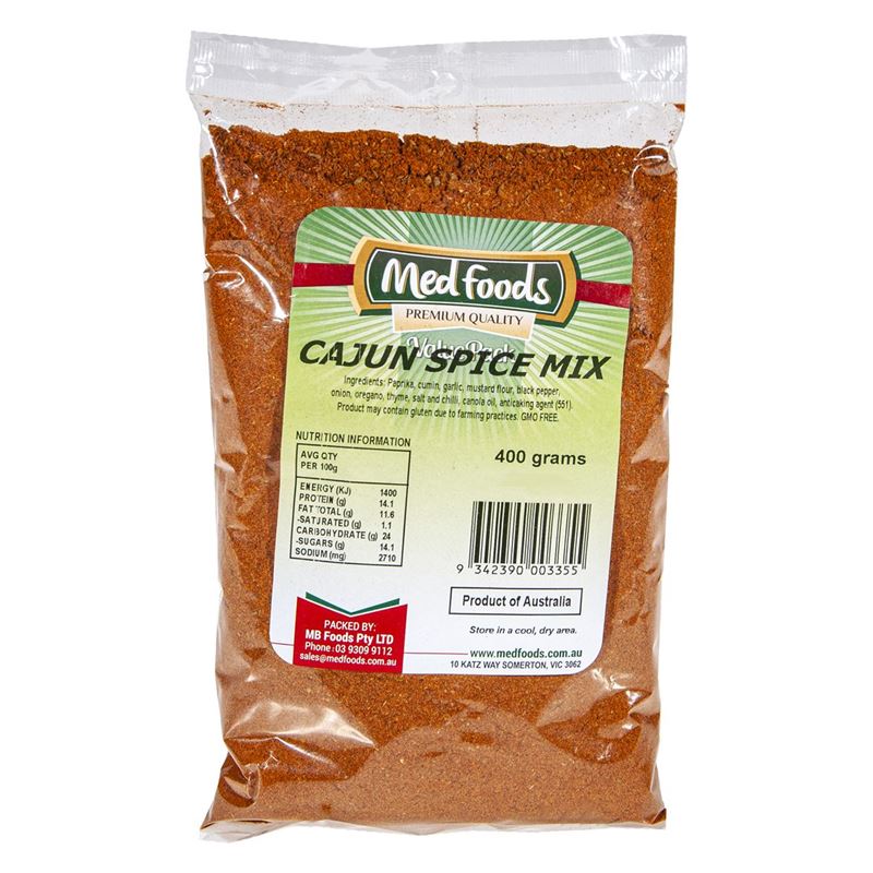 Medfoods – Cajun Mix Spice 400g