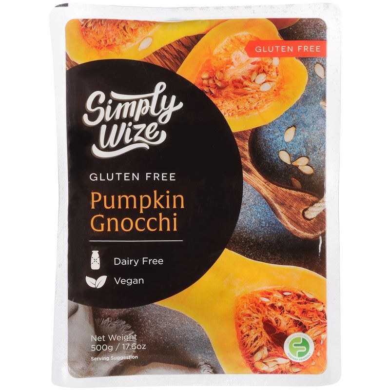 Simply Wize – Gluten Free Pumpkin Gnocchi 500g