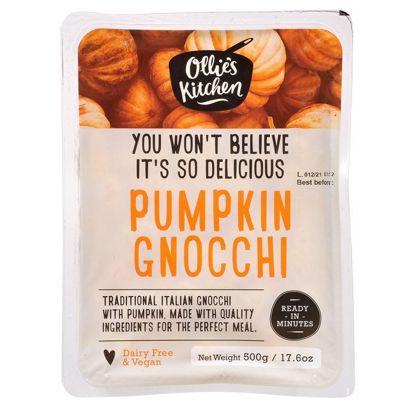 Ollie’s Kitchen – Pumpkin Gnocchi 500g