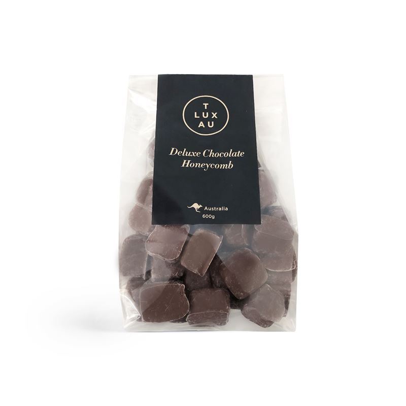 T Lux Au – Deluxe Chocolate Honeycomb 600g (Made in Australia)
