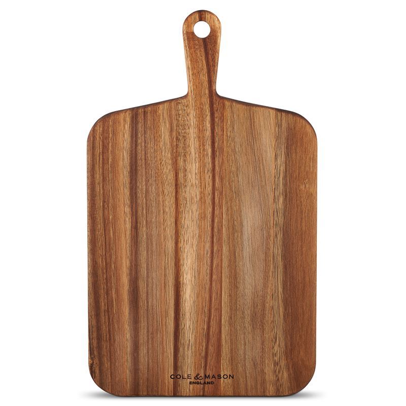 Cole & Mason – Barkway Acacia Chopping Paddle Board Large 52.2×32.2×2.1cm