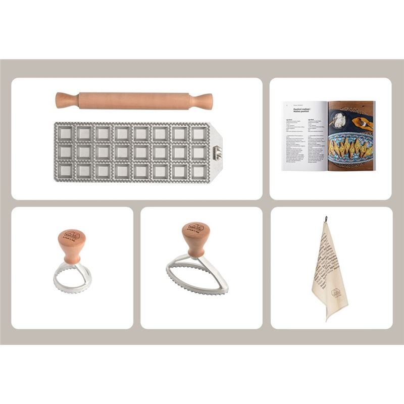 Marcato – Ravioli Like a Pro 6pc Set (Made in Italy)