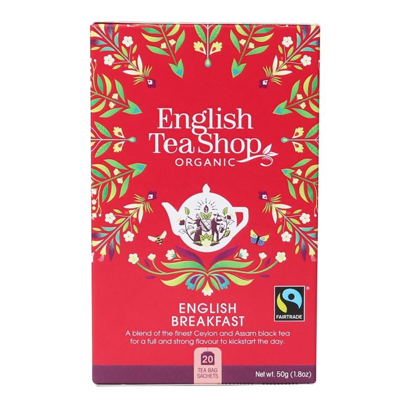 English Tea Shop – Organic English Breakfast 20 Tea Bag