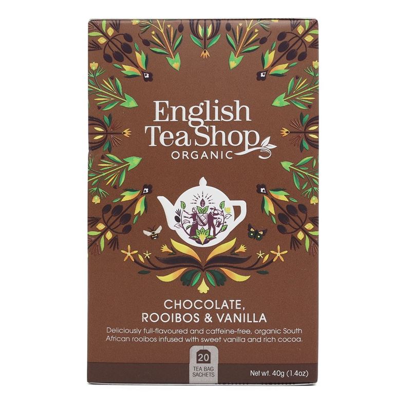 English Tea Shop – Organic Chocolate Rooibos & Vanilla 20 Tea Bag