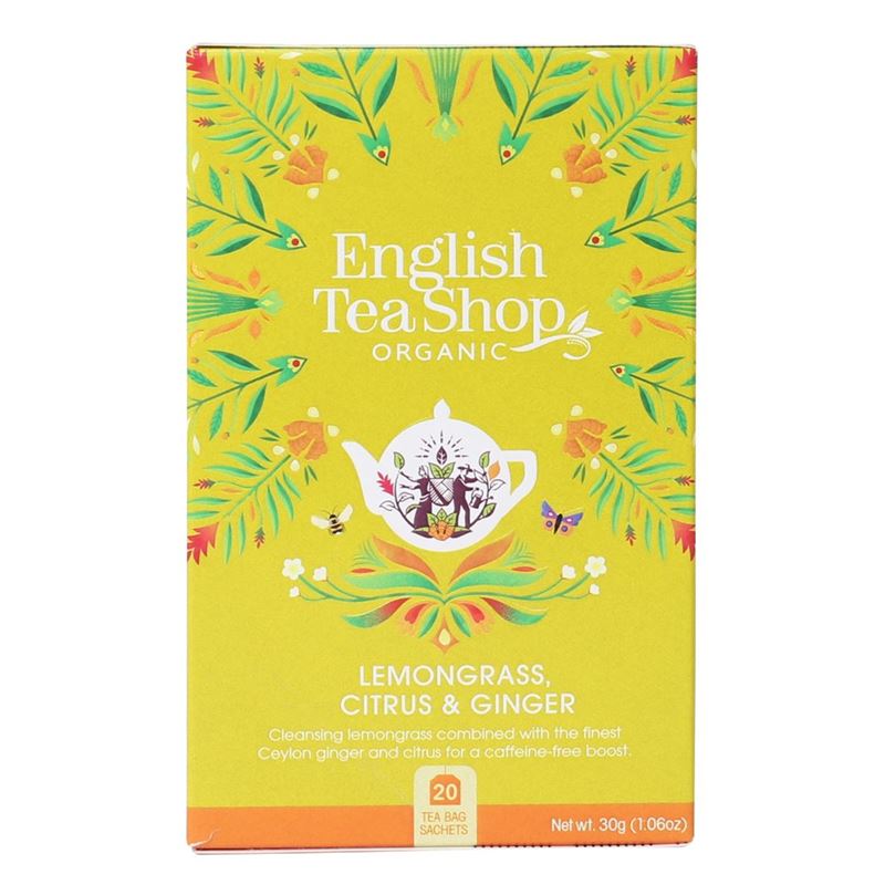 English Tea Shop – Organic Lemongrass, Ginger & Citrus Fruits 20 Tea Bag