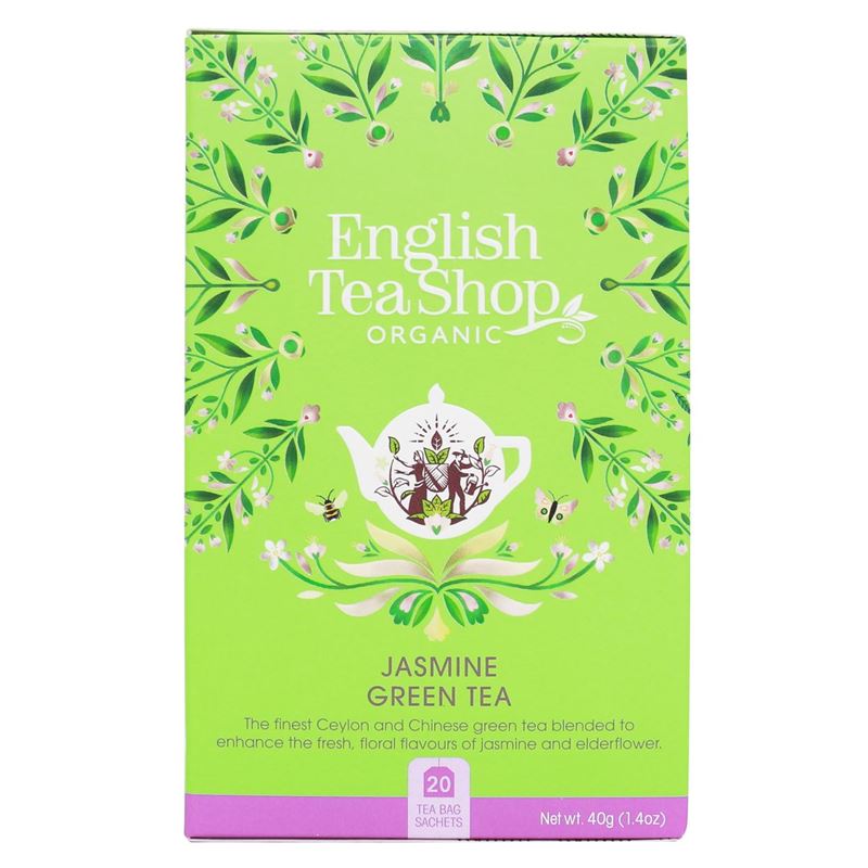 English Tea Shop – Organic Jasmine Green Tea 20 Tea Bag