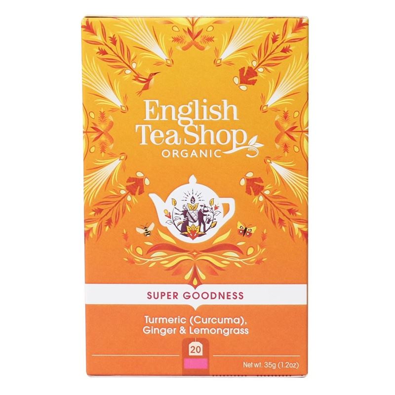 English Tea Shop – Organic Tumeric, Ginger & Lemongrass 20 Tea Bag