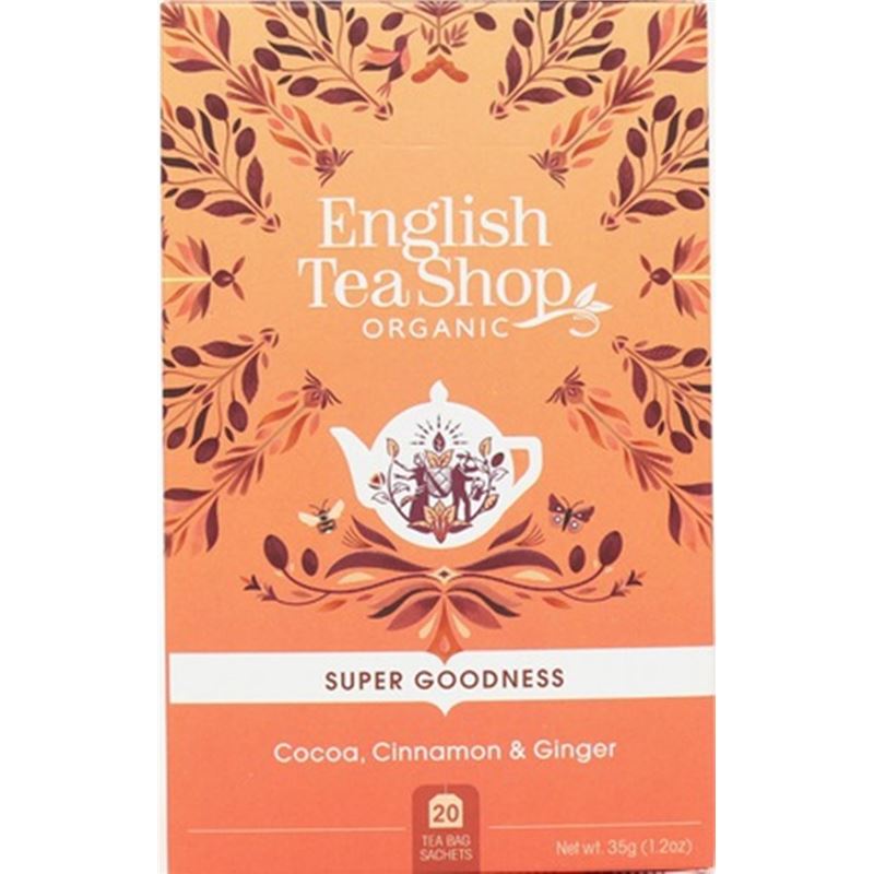 English Tea Shop – Organic Cacao, Cinnamon & Ginger 20 Tea Bag