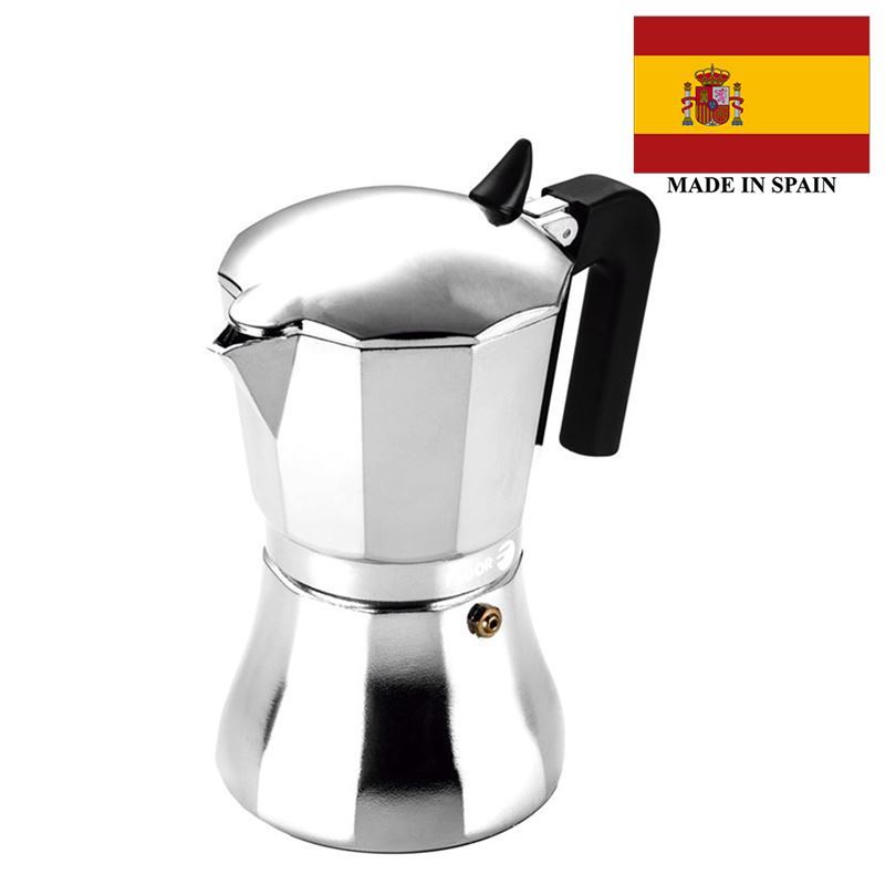 Fagor – Cupy Induction Base Aluminium Espresso Maker 6 Cup (Made in Spain)