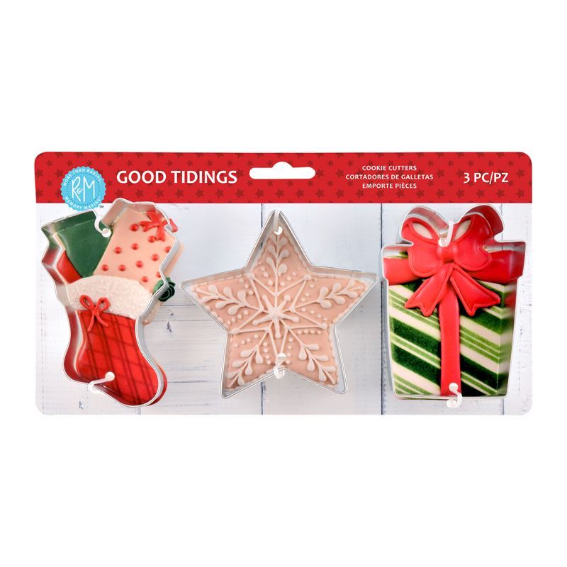 R & M – Good Tidings Cookie Cutter Set of 3