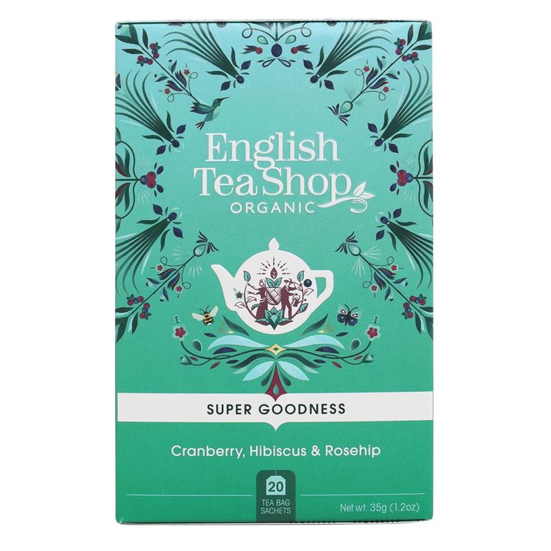 English Tea Shop – Organic Cranberry, Hibiscus & Rosehip 20 Tea Bag
