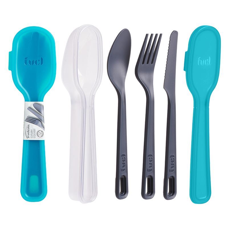 Fuel – Cutlery 3pc with Case Tropical Blue
