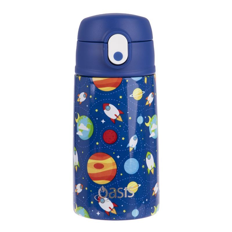Oasis – Insulated Drink Bottle with Sipper 400ml Outer Space