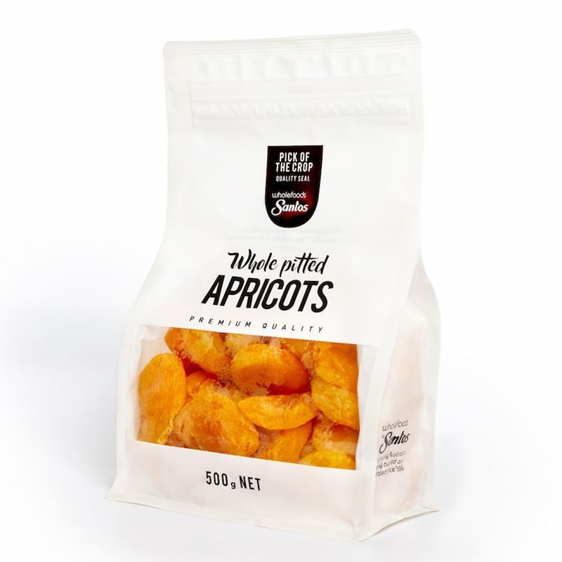 Santos – Whole Pitted Apricots 400g