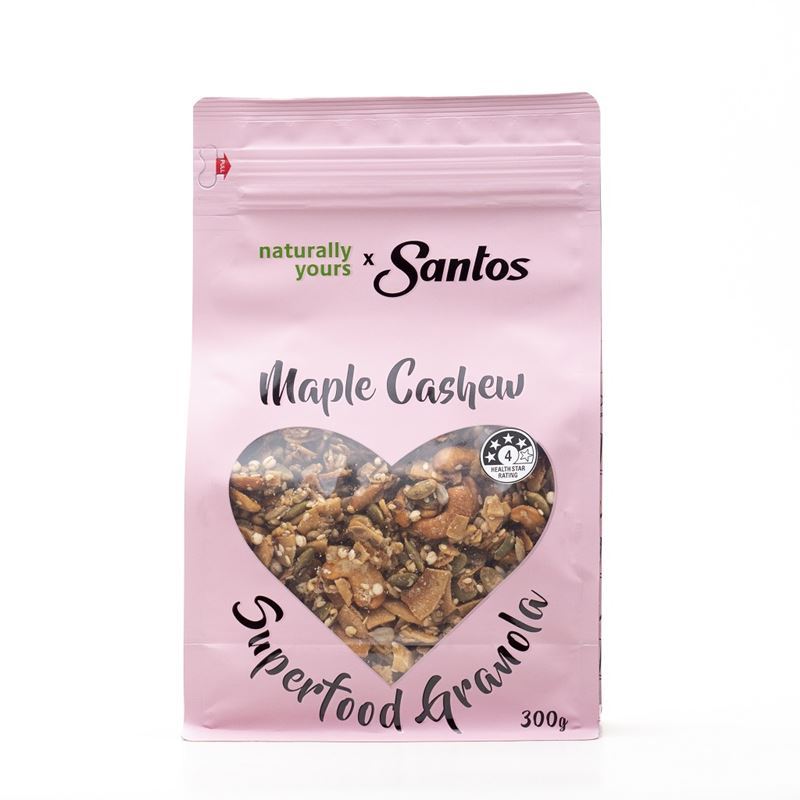 Santos – Maple Cashew Superfood Granola 300g