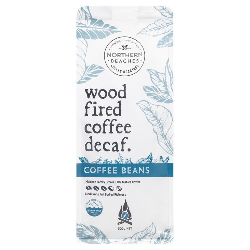 Northern Beaches Coffee Roasters – Wood Fired Decaf Coffee Beans 500g