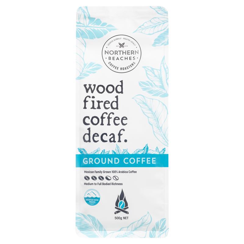Northern Beaches Coffee Roasters – Wood Fired Decaf Coffee Ground 500g