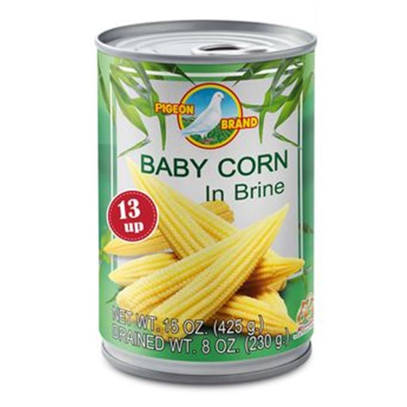 Pigeon Brand – Baby Corn in Brine 425g