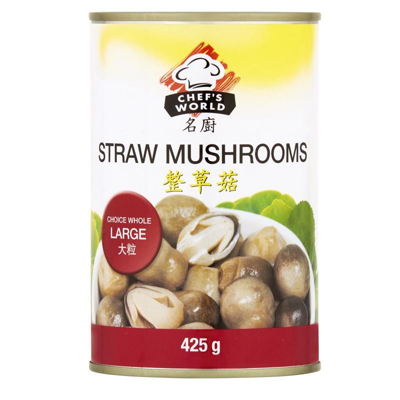 Chef’s World – Straw Mushrooms Large 425g