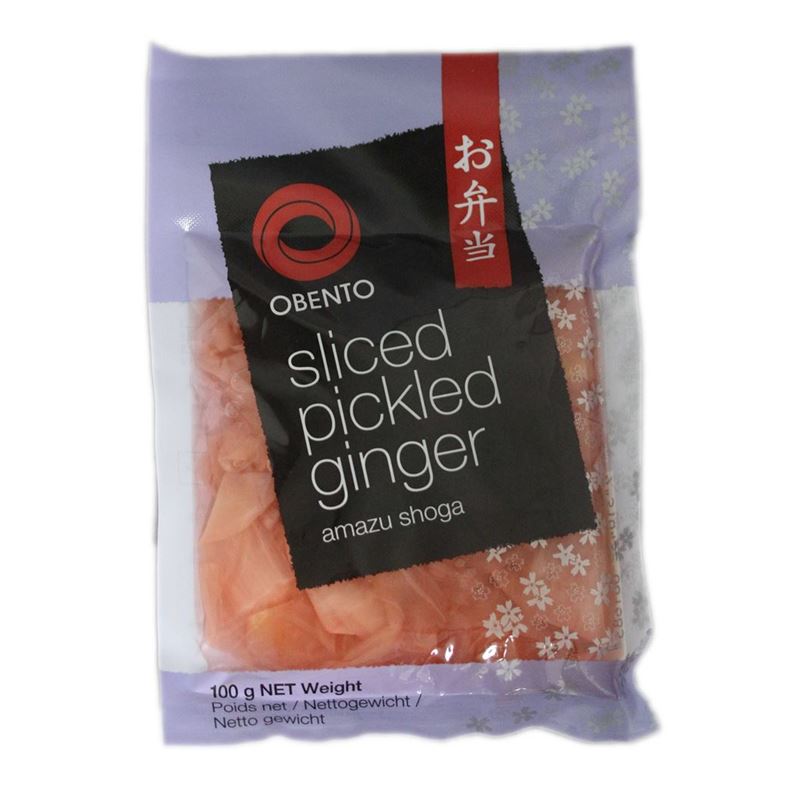 Obento – Sliced Pickled Pink Ginger – Amazu Shoga 100g