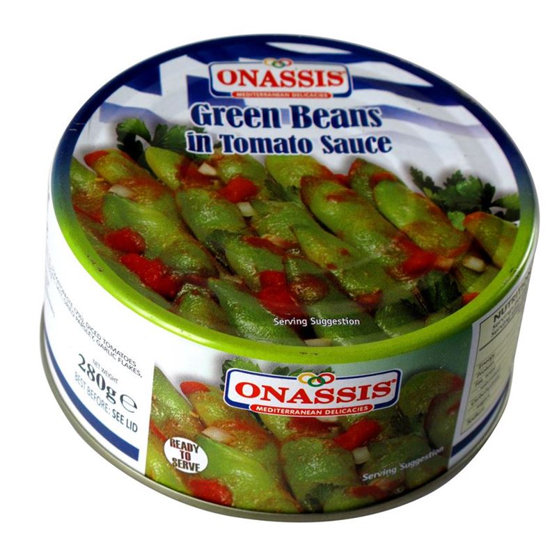 Onassis – Green Beans in Tomato Sauce 280g