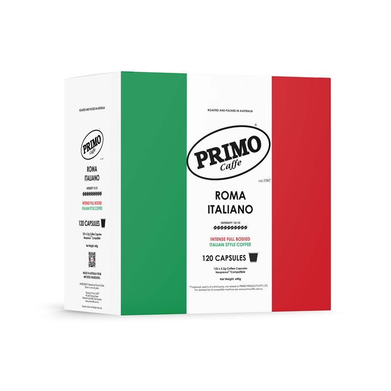 Primo – Roma Italiano Coffee Capsules 120 Capsule Box