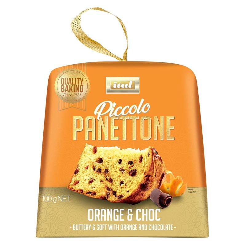 Ital – Panettone Orange & Chocolate 100g (Product of Australia)