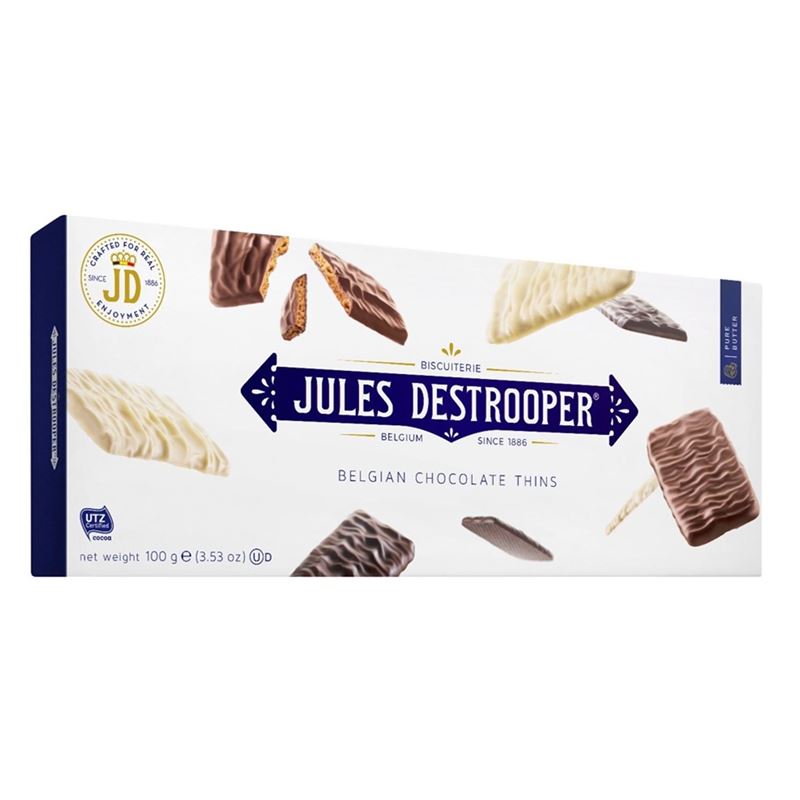 Jules DeStrooper – Belgian Chocolate Thins 100g