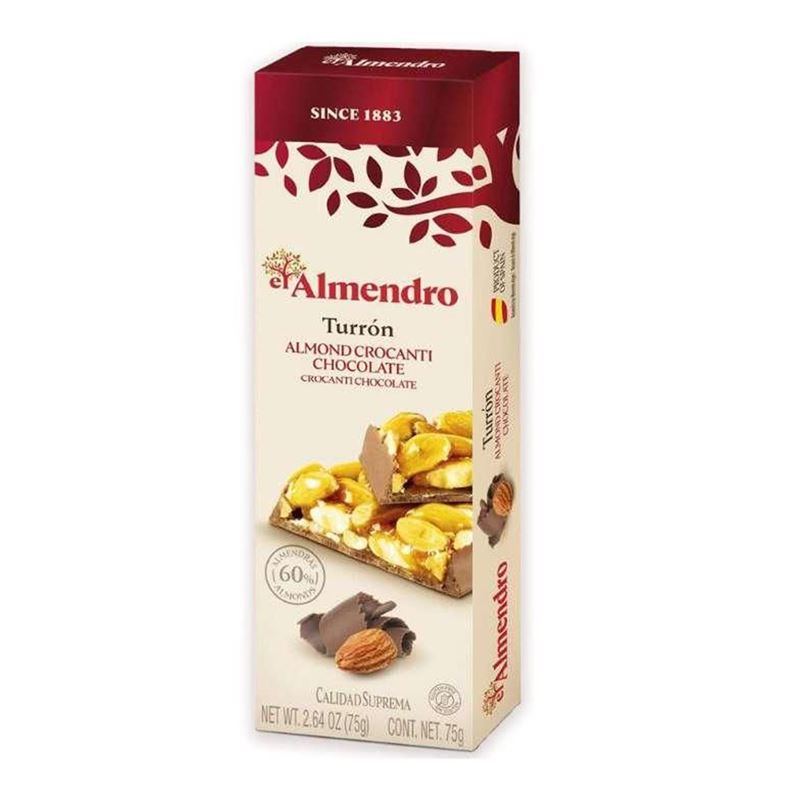 El Almendro – Crocanti Milk Chocolate Turron 75g
