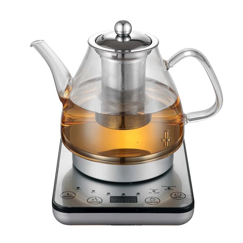 Lenoxx – Healthy Choice Digital 1.2Ltr Electrical Glass Kettle 800W with Tea Infusesr